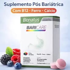 SUPLEMENTO PÓS BARIATRICA BARICARE 60 CAPS BIONATUS
