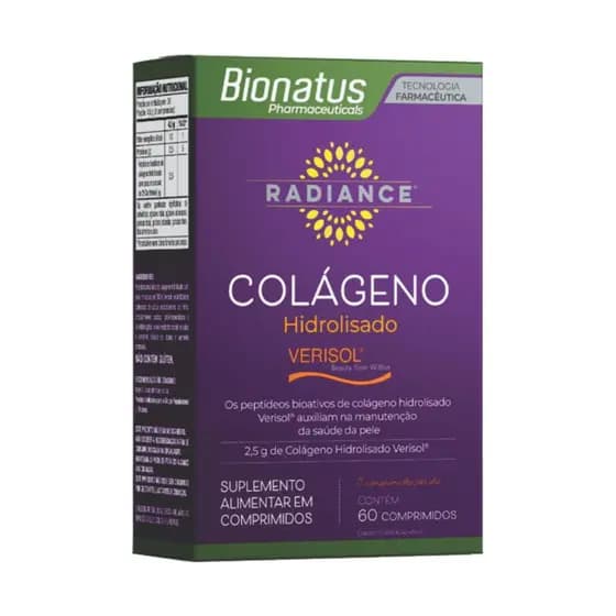Colágeno Hidrolisado Verisol 60 Comprimidos - Bionatus