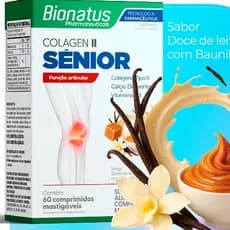 Colagen II Senior 60 Comprimidos Mastigaveis Doce de Leite