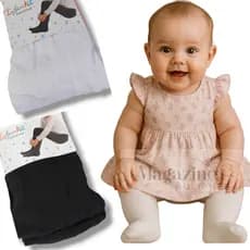 Meia Calça Bebê Fio 80 Kit 2 Meia Infantil Quentinha Confortável Moda Infantil Menina