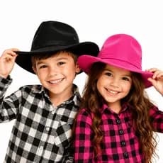 Chapéu Cowboy Infantil Country Menina Menino Boiadeira Festa Junina Bebê e Juvenil Acessório Fantasia Ana Castella