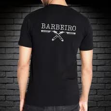 Camiseta Barbearia Barbeiro Barber Várias Estampas Uniforme Camisa Masculina