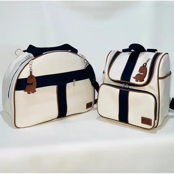Kit bolsa maternidade Bolsa e mochila multifuncional térmica e impermeável