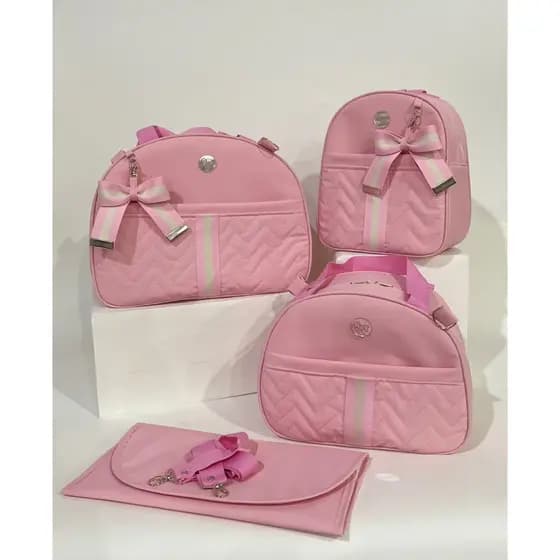 KIT MALA SUPREMO 4 PEÇAS/ ROSA