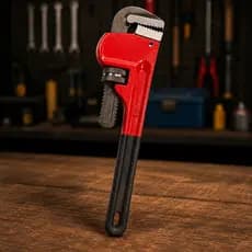 Chave De Aperto Grifo 12 Pol Ajustável Profissional Em Aço