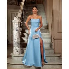Vestido de Madrinha Formanda Azul Serenity