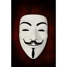 Mascara anonymous, V de vingança Cosplay, fantasia, Guy Fawkes.