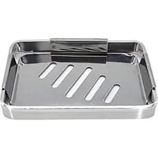 Saboneteira Porta Sabonete em Metal Inox – Para Nicho, Parede ou Bancada