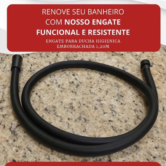 Engate Para Ducha Higienica Emborrachada 1,20m