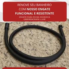 Engate Para Ducha Higienica Emborrachada 1,20m