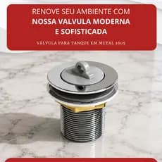 Válvula Para Tanque Em Metal 1605