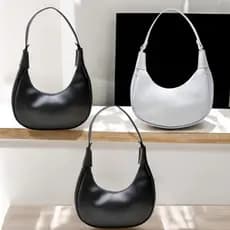 Kit 3 Bolsa Feminina Meia Lua de ombro lançamento