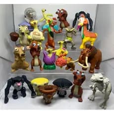 Coleção Era do Gelo McDonald's: Sid, Manny, Scrat, Diego, Scratte, Capitão, Buck - C
