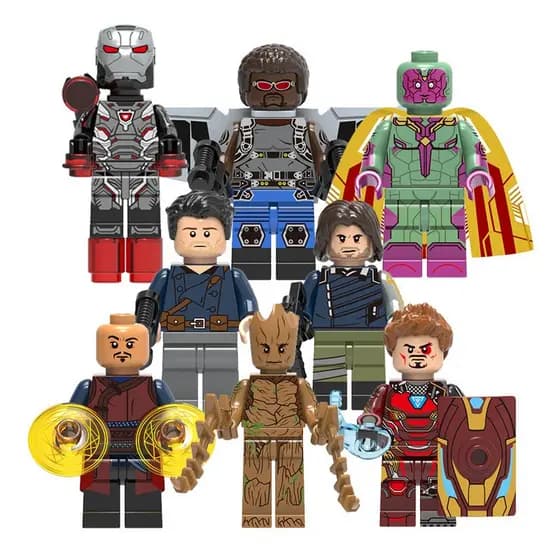 Lego Minifiguras Marvel Herois Vingadores X0217 Blocos de Montar - Pronta Entrega