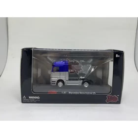 ( L- 470 ) Malibu International 1:87 Mercedes Benz Actros V8 Azul Ho