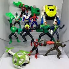 Coleção Heróis McDonald's: Power Rangers, Homem Aranha, max steel, Green Lantern - C