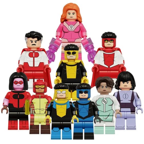 Lego Minifigures Invencível KDL857 Blocos de montar - Pronta Entrega