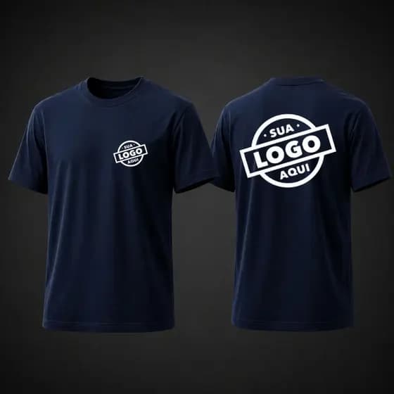 Camiseta Personalizada com Logo para Empresa Uniforme Profissional Premium