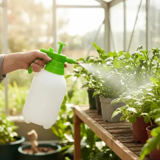 Pulverizador Borrifador Compressão Para Jardinagem Limpeza Vidro Automotivo Spray Manual Multiuso 2L