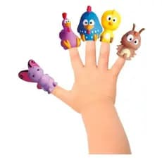 Turma Da Galinha Pintadinha Miniaturas Dedoche 5 Peças