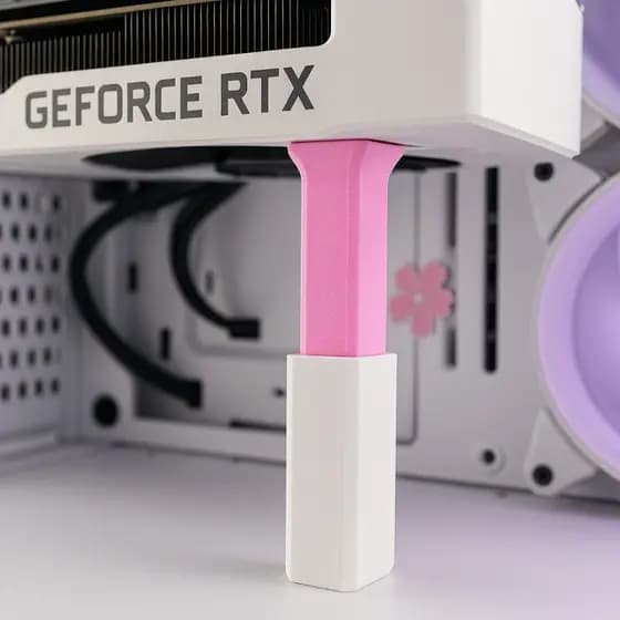 Suporte Placa De Vídeo - GPU AMD Nvidia Gigabyte Asus - ROSA Vertical