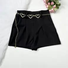 Short Alfaiataria Com Cinto