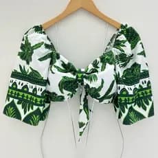 Novo estilo de camisa estampada de manga curta