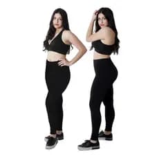 Calça Leg / Legging  Cós Alto, Super Grossa
