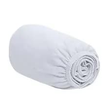 Lençol Casal De Algodão Com Elástico   Fios Egipcios 1,88m x 1,38m x 30cm de altura