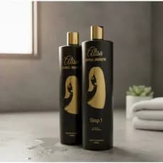 Kit Alisa Como Nunca Progressiva Prof 1l Shampoo + Selagem Kit Liso Como Nunca Progressiva Prof 1l Shampoo + Selagem Kit