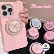 Popular Stand Coreano Curvas Phone Grip | O Punho De Telefone Premium Suporte Para Anel Phone