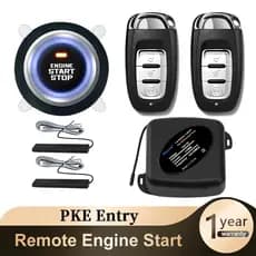Alarme Automotivo Botão Start Stop Com PKE Kit Anti-roubo Universal 12V