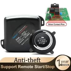 Alarme Automotivo Botão Start Stop Automática 12V Universal Um Botão Arranque Kit