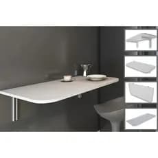 Mesa Dobrável De Parede 90x40 Preta ou Branca Rápida Entrega