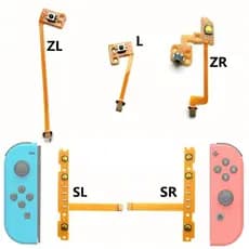 Cabo Flat Reparo Botões Controle Joy-con Para Nintendo Switch - L - SR - SL - ZL - ZR