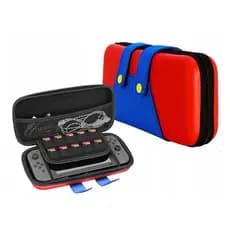 Case Estojo Bolsa Protetora Mario Edition 10 Slots Jogos Para Nintendo Switch Padrão / OLED