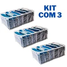 KIT com 3 Organizador para Calça Jeans com 6 espaços cada