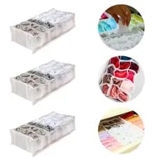 KIT com 3 colmeias organizadoras para 54 calcinhas e meias organizador de calcinhas