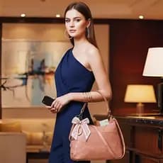 Bolsa Feminina Transversal e De Ombro Pequena Trabalho Dia a Dia Alto Padrão Couro Sintético