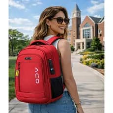 Mochila Reforçada Masculina Feminina Cadeado Trabalho Escola Faculdade Viagem Resistente Saída USB