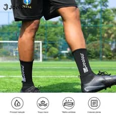 Jcolour Kit 5 pares Meias De Futebol Homens Mulheres Esportivas Basquetebol De Fundo De Silicone