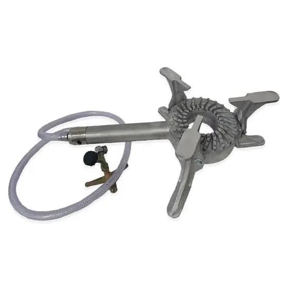 Fogareiro Alumínio Fundido Mini sem Suporte Mangueira 90cm - Volpato