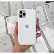 Capa Case Branca Para iPhone X XS 6 7 11 12 13 14 15 16 Pro Max Linha Premium