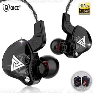 Fone de Ouvido Qkz Ak6 Original com Mlcrofone/Retorno de Palco com Case (envio Imediato e Rápido)