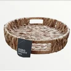 Bandeja Redonda de Fibra Natural Paramount 30 x 6 Cm