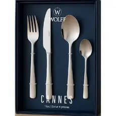 Faqueiro Cannes 16 ou 20 peças Wolff