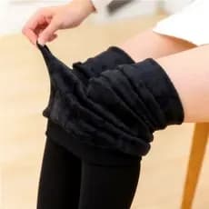meia calça termica peluciada premium feminina flanelada