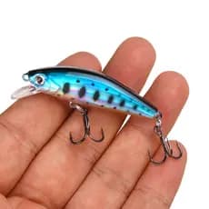 Isca De Pesca Minnow 6,7g / 5,5 Cm Água Afundada Isca De Lance Longo Minnow Isca Dura