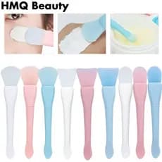 Silionce Escovas De Máscara Facial , Escova De Limpeza Manual De Ponta Dupla , Reutilizável , Macia , Aplicador Raspador