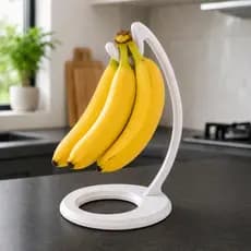 Suporte de Mesa  para Bananas Fruteira Gancho Expositor Organizador de Frutas Decorativo Moderno